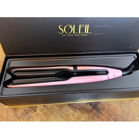 Soleil Other - Soleil Dynamic Styler Baby Pink Ceramic Hair Straightener L10HSD-B46 450F New
